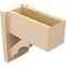 Ekena Millwork 7 1/2-in W x 14-in D x 14-in H Balboa Block Rough Cedar Woodgrain TimberThane Outlooker, Primed Tan OUTUR075X14X14BOA44RCPR - alternate 4